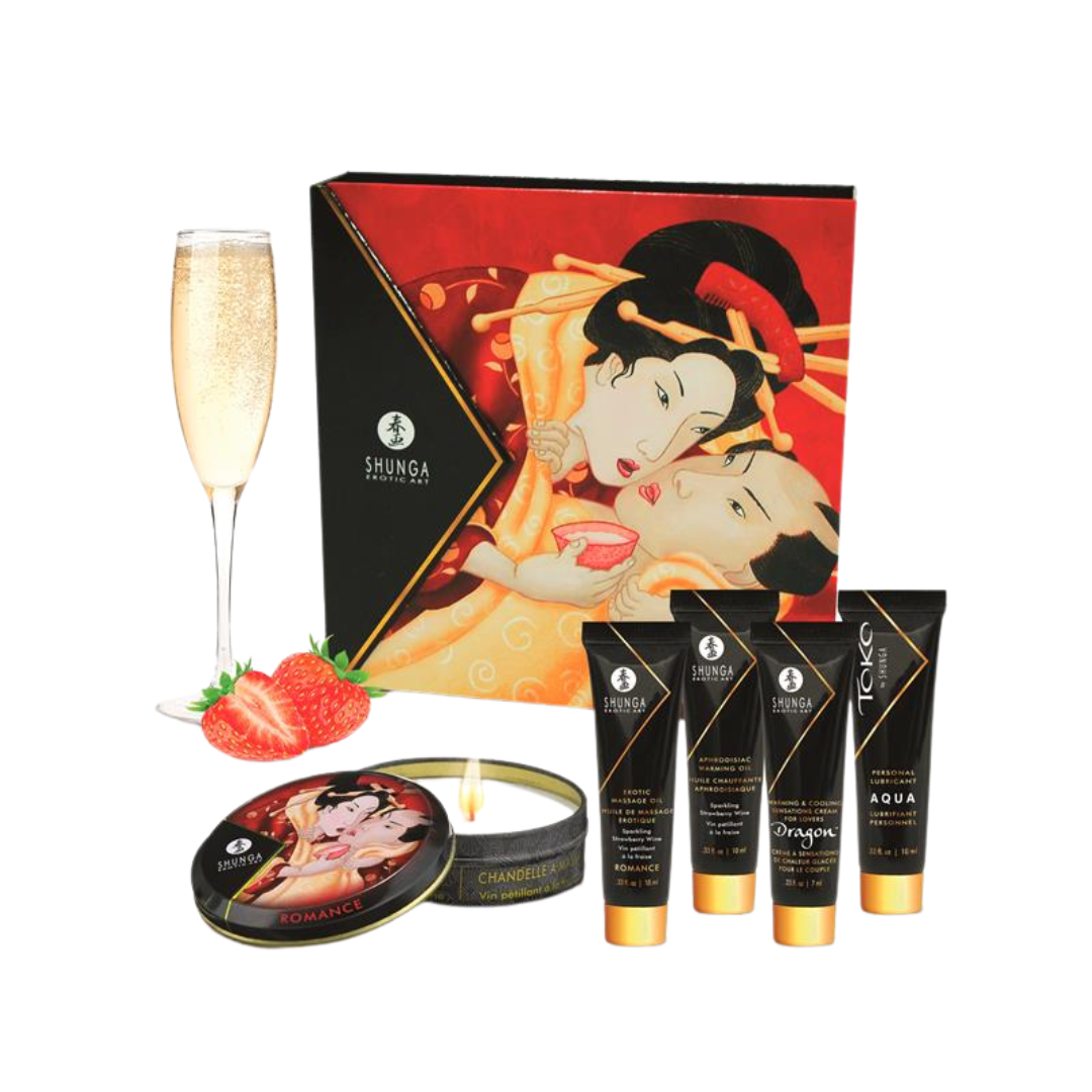 Kit Geisha Fresa Champagne - SHUNGA