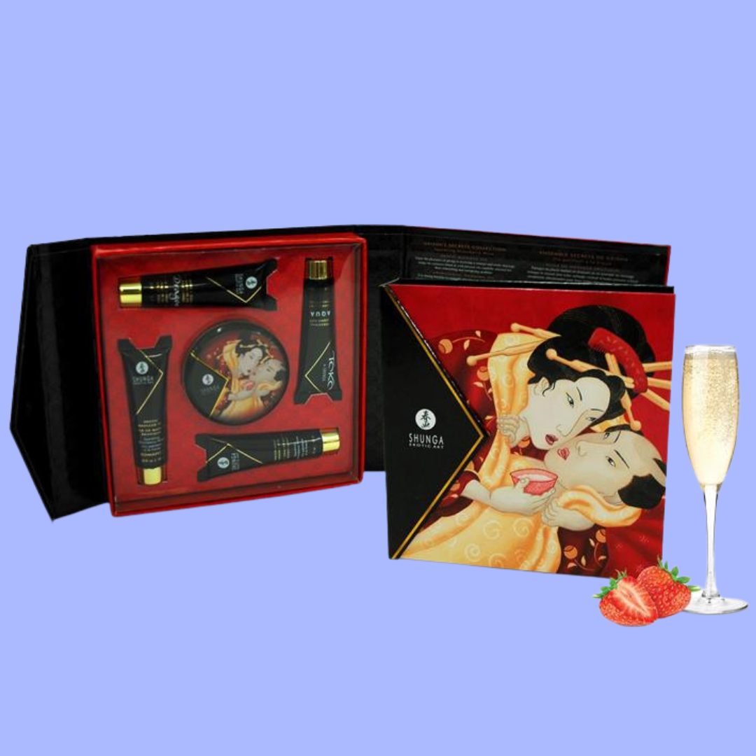 Kit Geisha Fresa Champagne - SHUNGA