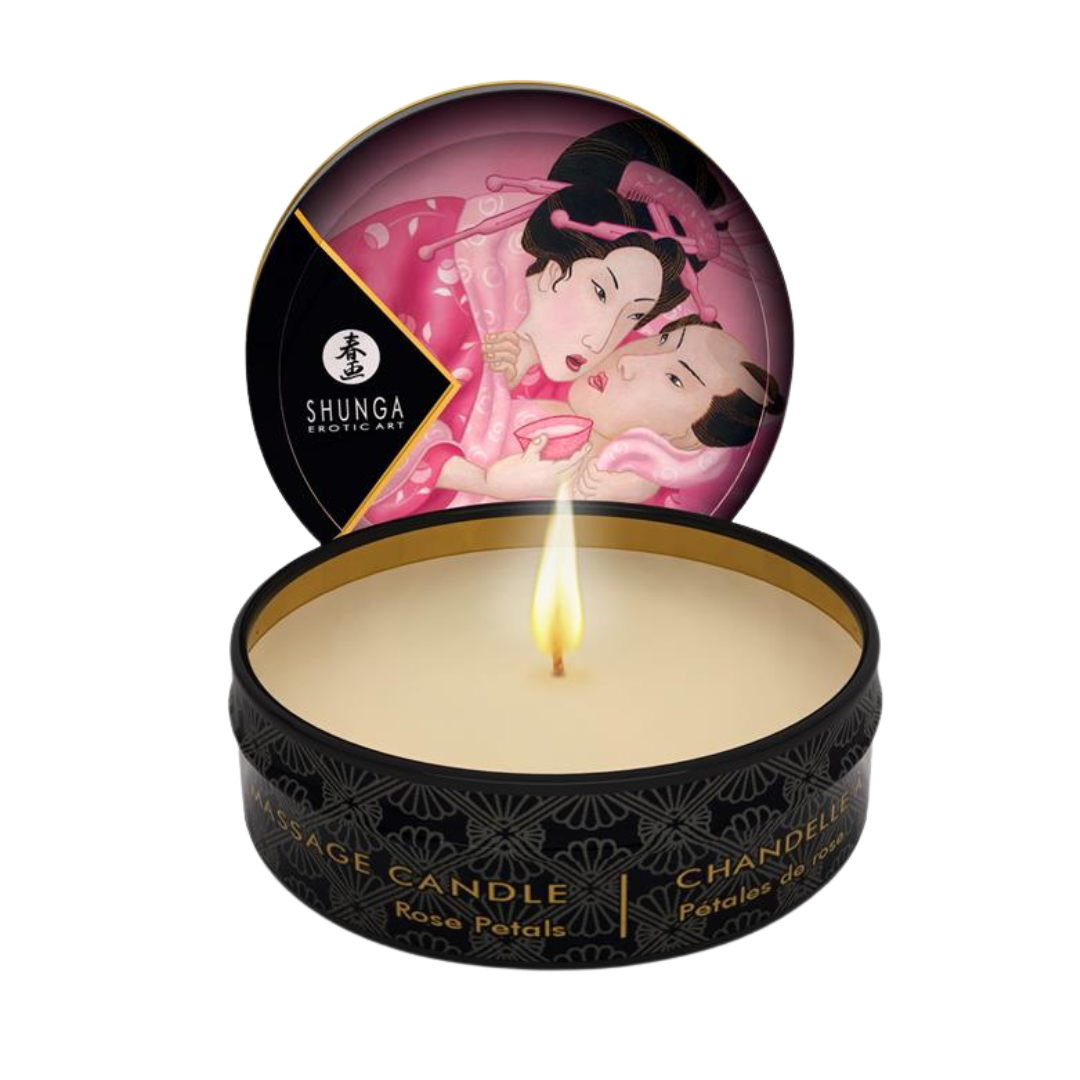 Vela de Masaje Rosas Shunga