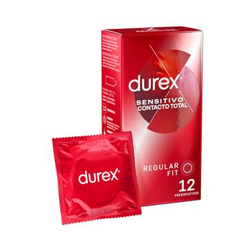 Preservativos Sensitivo Contacto Total 12 Uds Durex