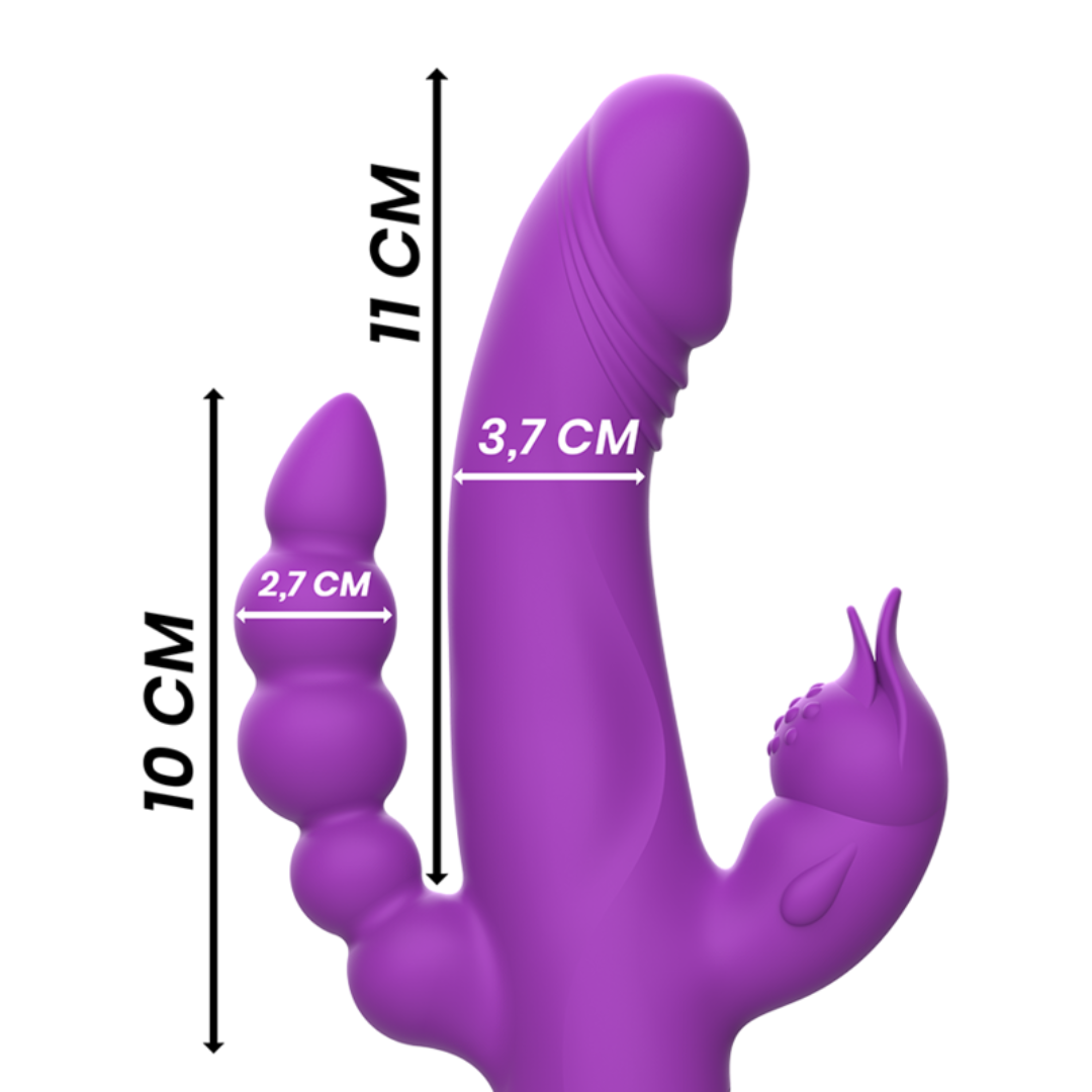 CASANOVA VIBRADOR RABBIT TRIPLE MOTOR - INTENSE