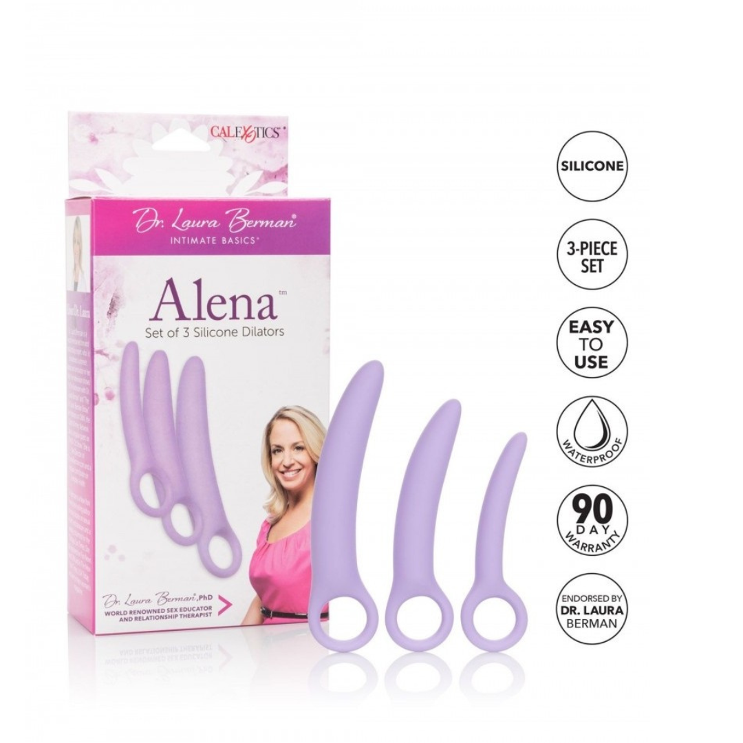 SET DILATADORES X 3 SILICONA - ALENA - CALEXOTICS