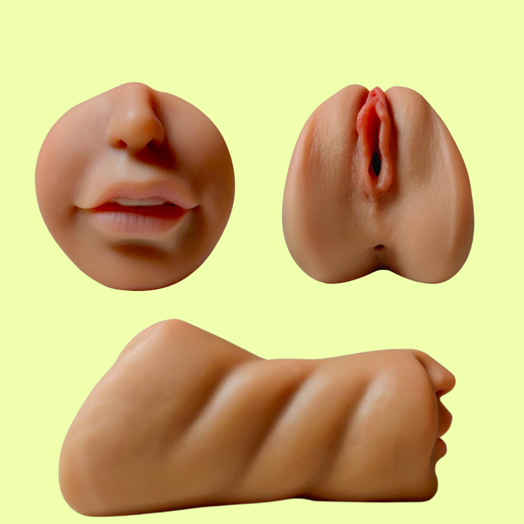 MASTURBADOR JESS VAGINA, ANO Y BOCA SÚPER REALISTA - INTOYOU