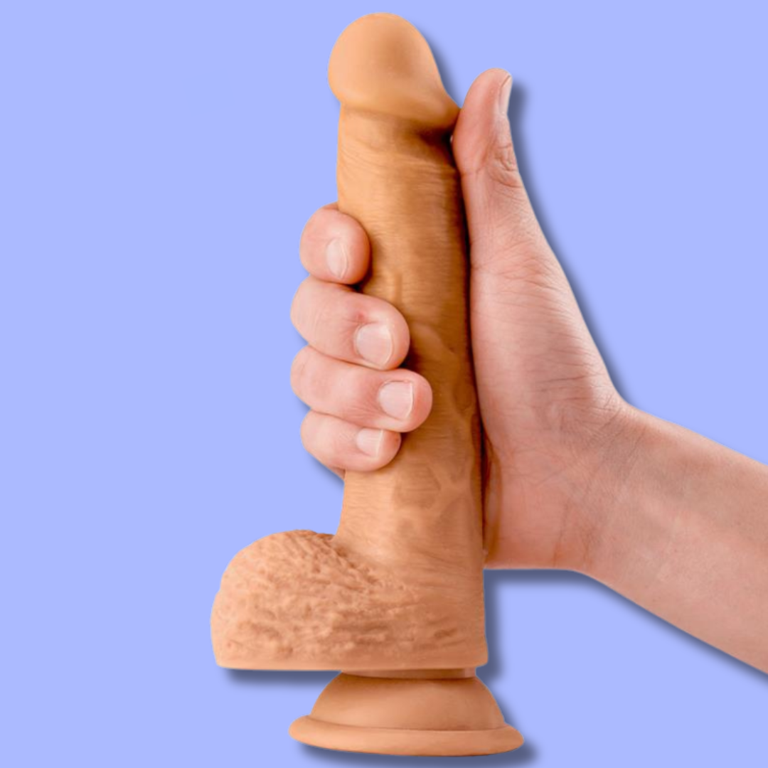 Dean Dildo Realista con Testículos 20CM 8.5" Natural - MAX & CO