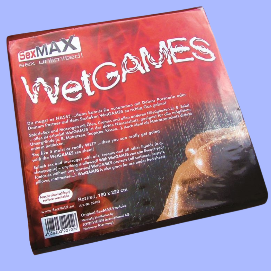 Sabana Roja de látex REUTILIZABLE - JOYDIVISION SEXMAX