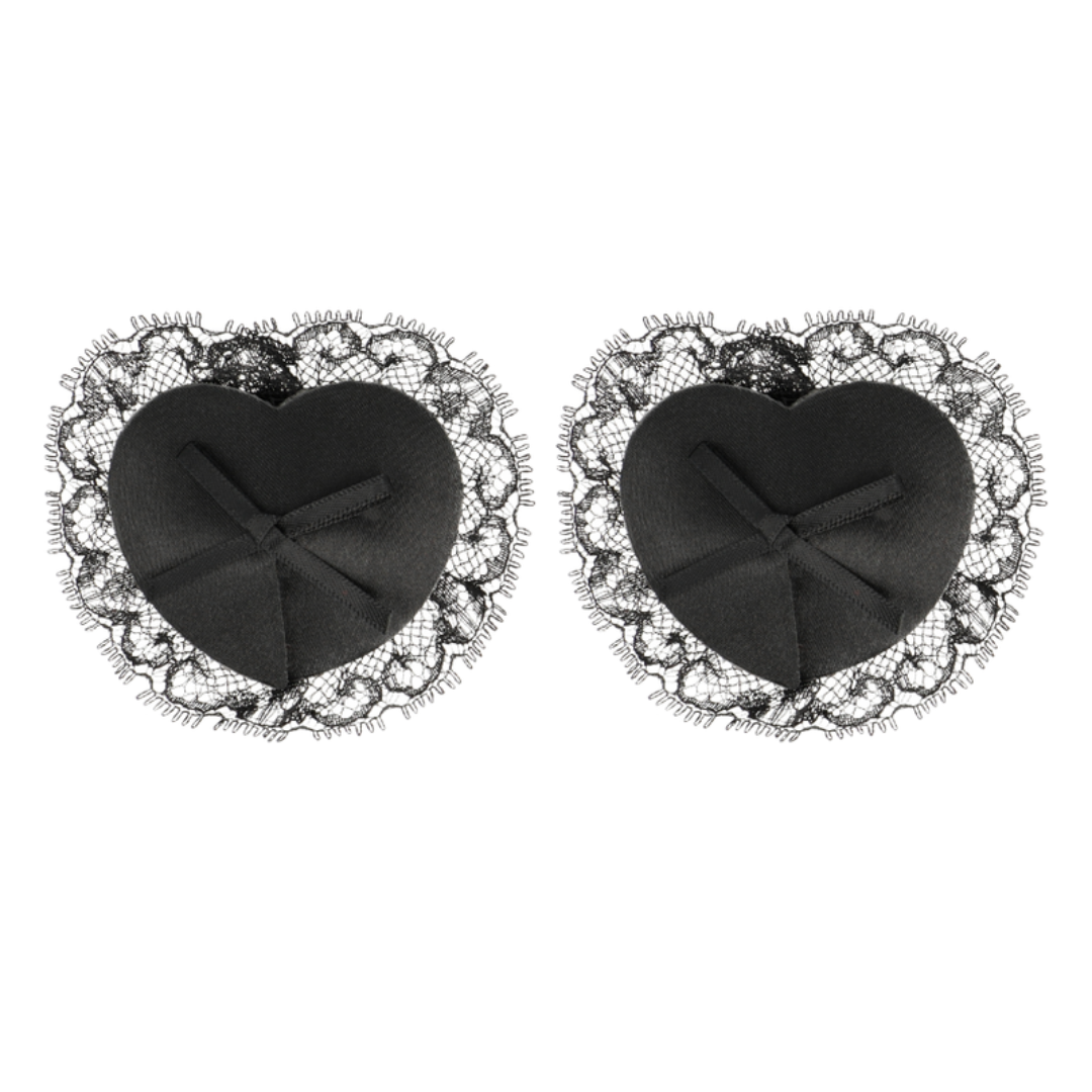 CUBRE PEZONES LACE NEGRO