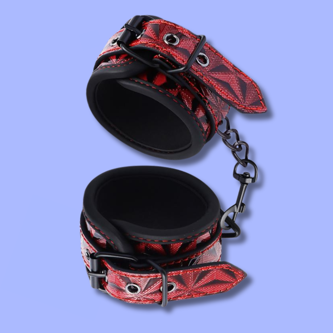 Esposas para Tobillos Diamond Rojas - INTOYOU