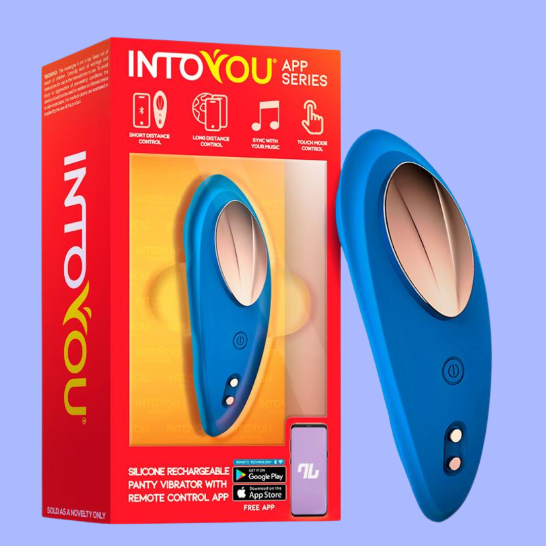 Vibrador de Braguita con APP AZUL / ROJO