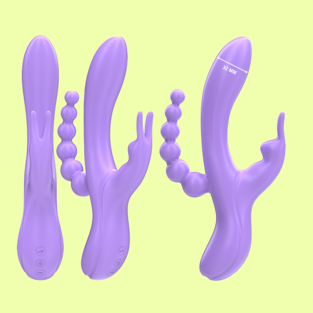 MIKO Vibrador triple estimulación - INTENSE