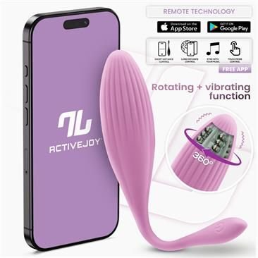 Huevo Vibrador con Bolas Internas con Rotación y APP USB - INTOYOU