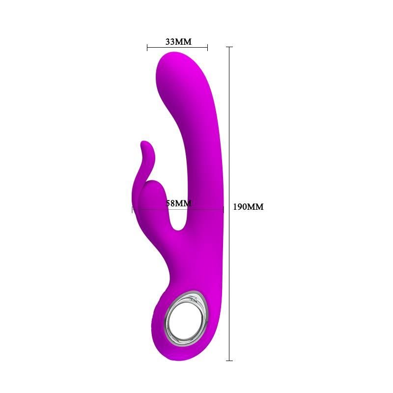 PRETTYLOVE Vibrador Hot Rabbit Púrpura