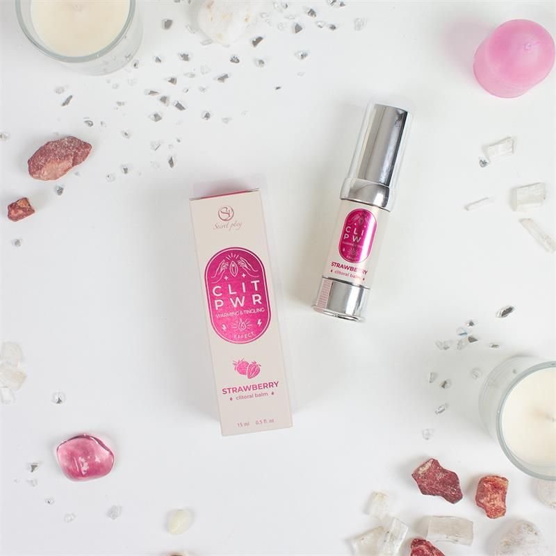 SECRET PLAY Clit Pwr Bálsamo de Clítoris Fresa 15 ml