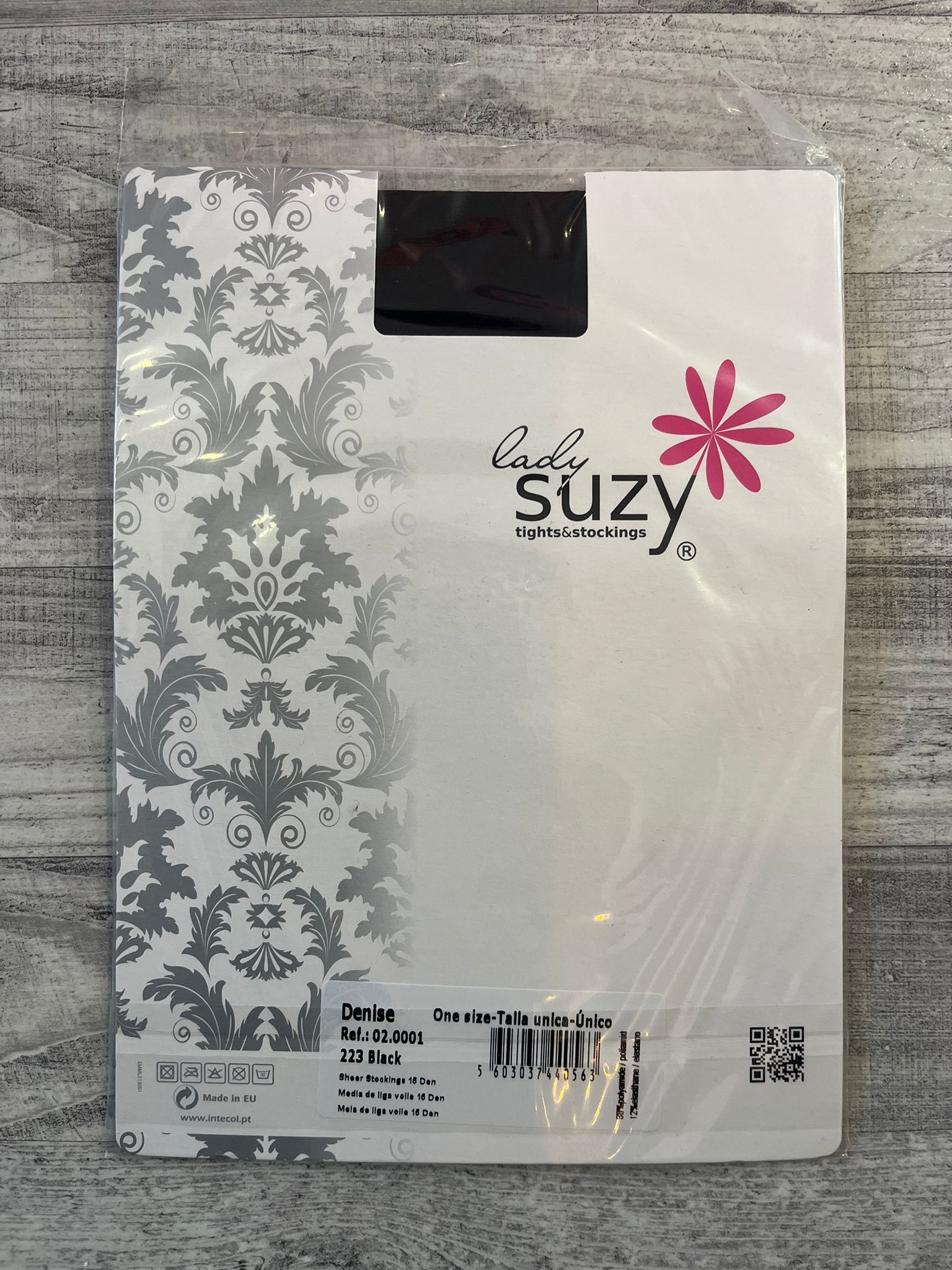 MEDIAS NEGRAS TALLA UNICA - LADY SUZY