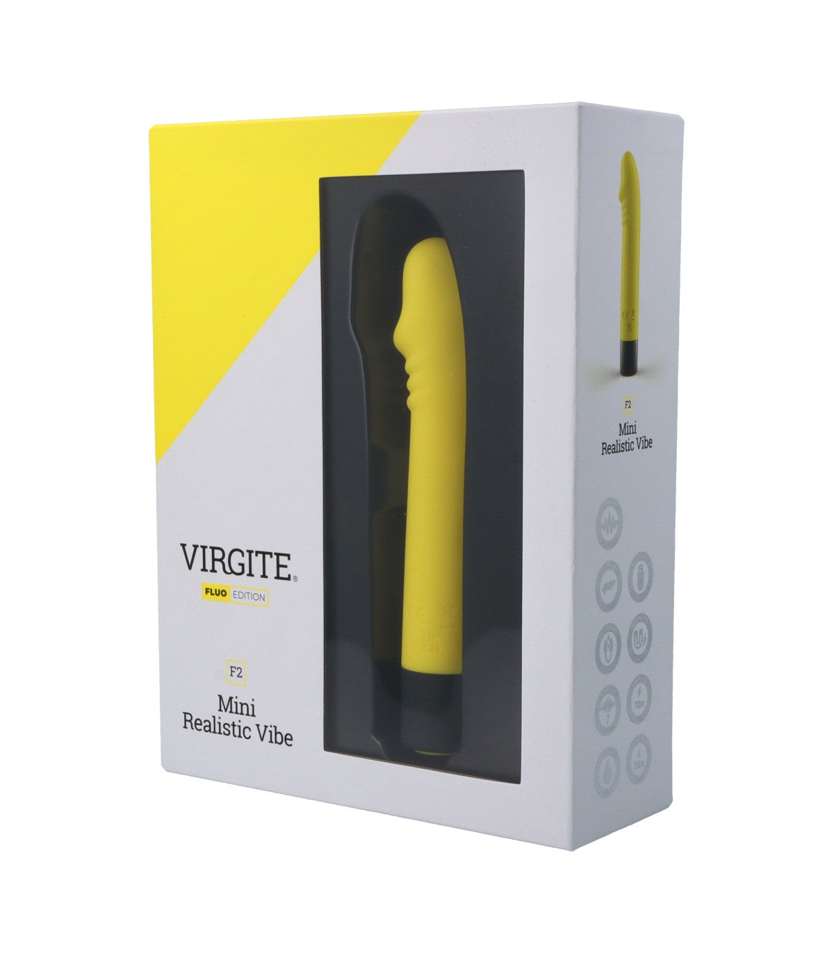 VIBRADOR F2 FLUO SILICONA RECARGABLE - VIRGITE