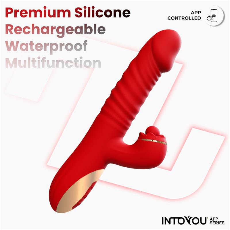 Vibrador Ascen con Thrusting y Waving y APP USB Magnético - INTOYOU APP SERIES