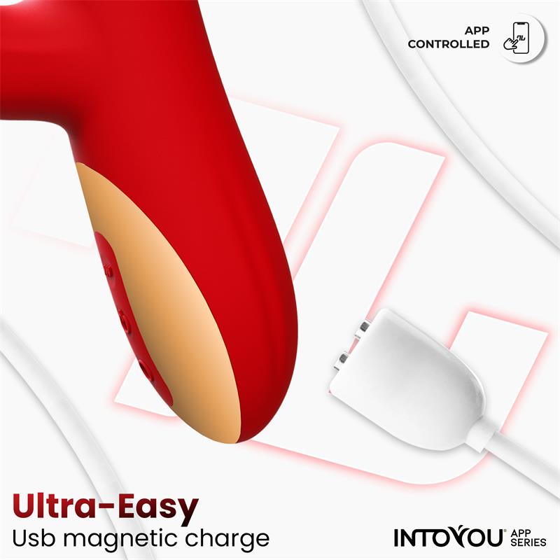 Vibrador Ascen con Thrusting y Waving y APP USB Magnético - INTOYOU APP SERIES