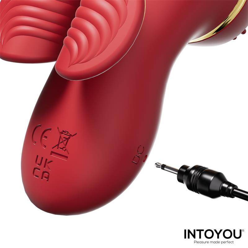 Estimulador dedal Beeny con 4 Cabezales, Succión, Tapping, Tickling y Licking - INTOYOU