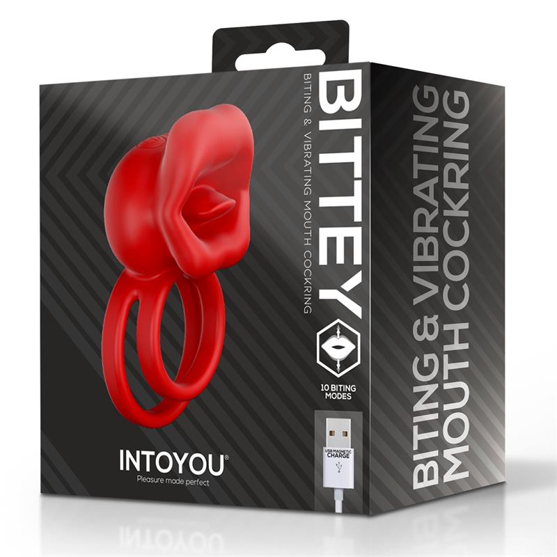 Anillo Vibrador Bittey con Biting - Mordisqueo - INTOYOU