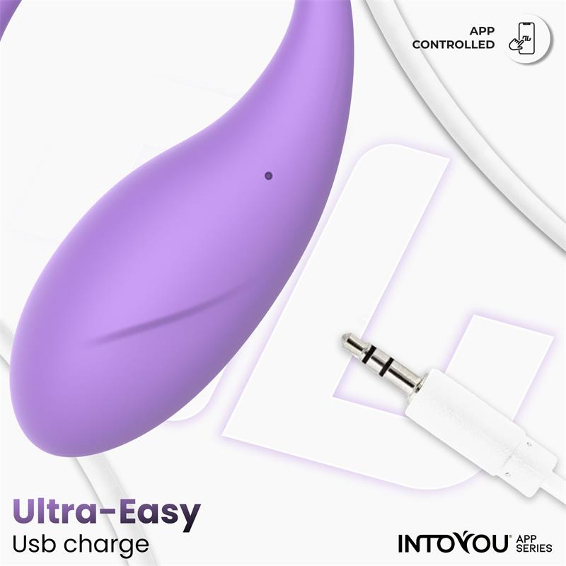 Huevo Bulby Vibrador con APP Lavanda - INTOYOU APP SERIES
