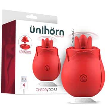 CherryRose Succionador 2 en 1 con Lenguas - UNIHORN - INTOYOU