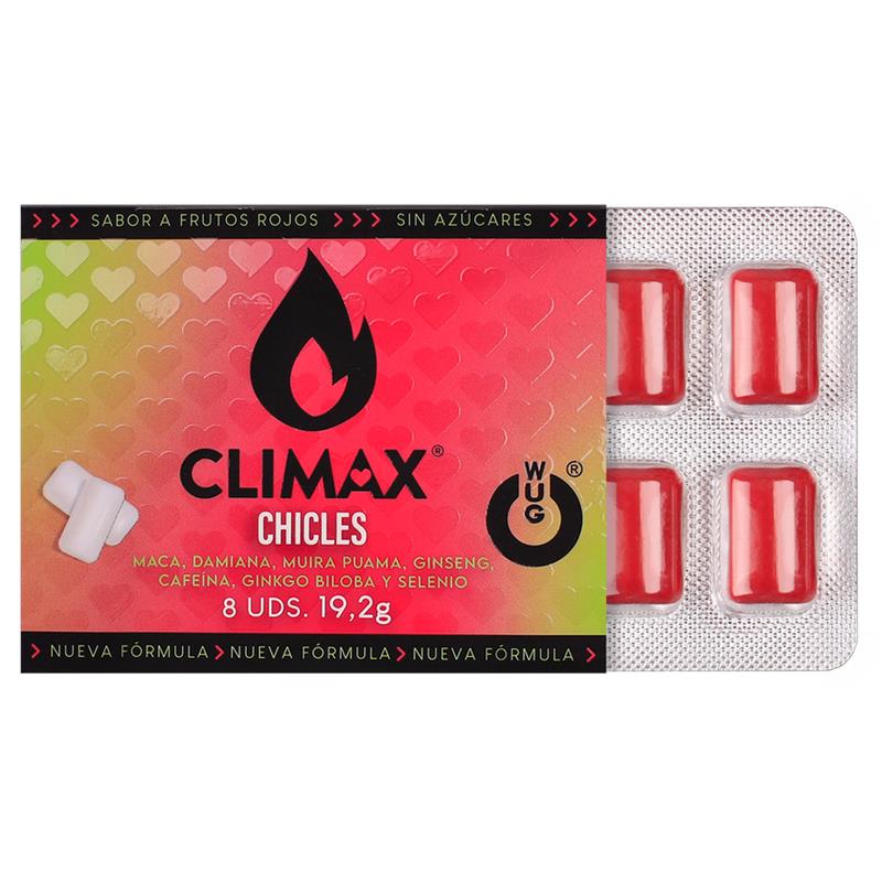 CHICLE CLIMAX GUM 8 UDS - WUG