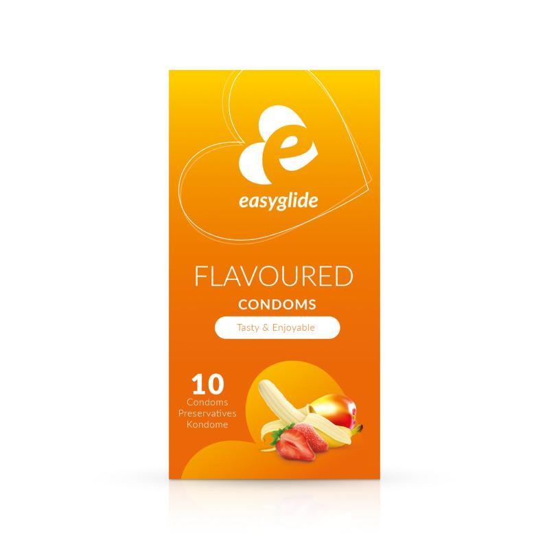 Preservativos Flavoured sabores 10 UNID - EASYGLIDE