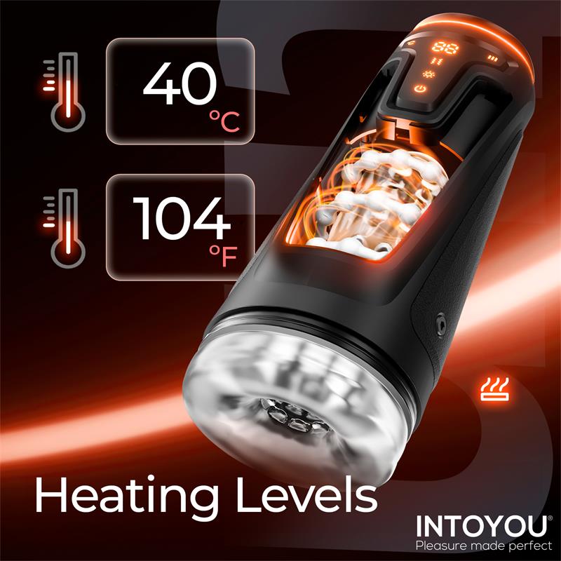 MASTURBADOR CONOR CON THRUSTING, VIBRACIÓN Y CALOR - INTOYOU