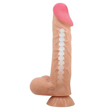 Dildo Orton Realista Piel Deslizante Retractil 24 cm -O- 5 cm - BAILE - PRETTY LOVE