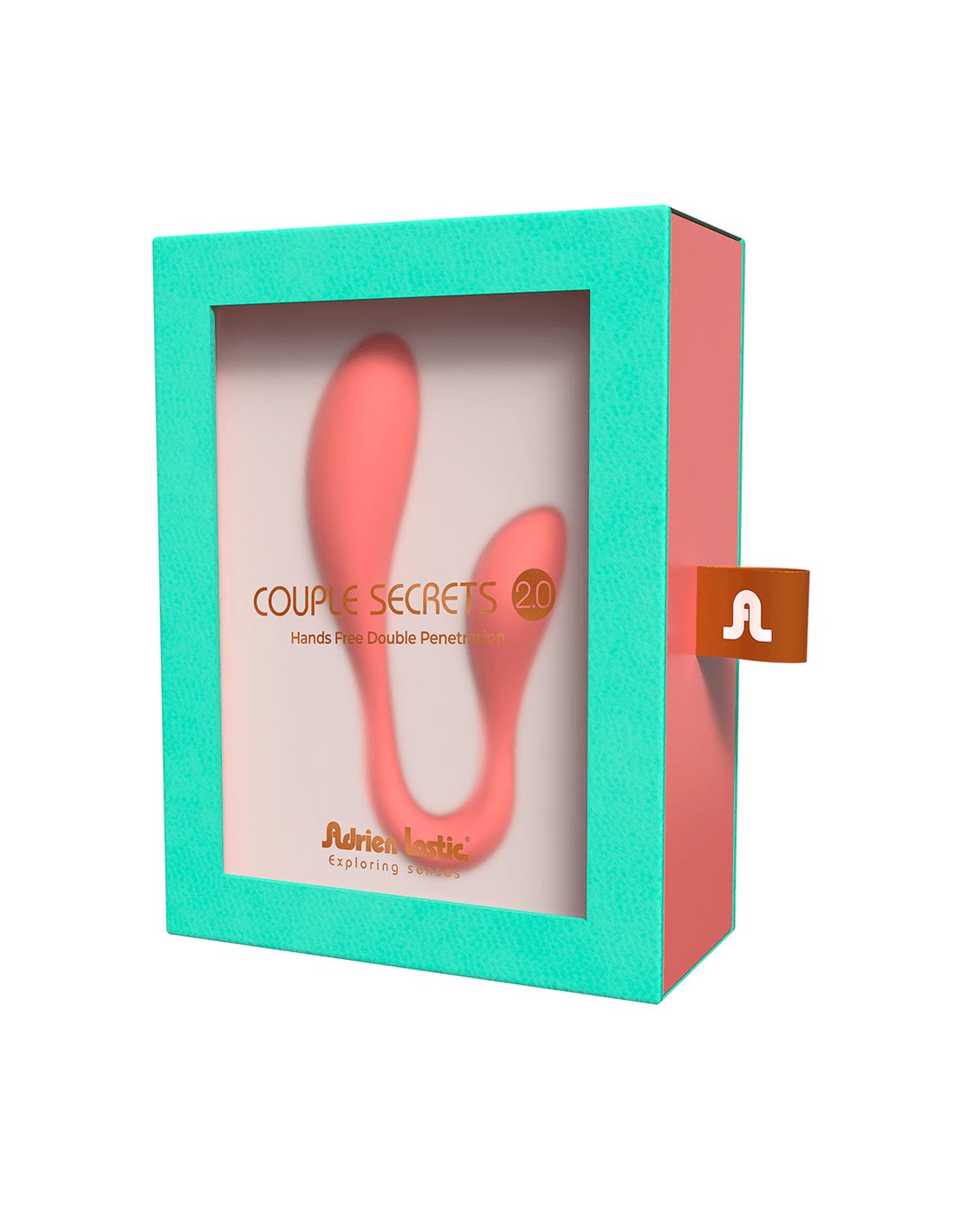PINZA CON APP COUPLE SECRETS 2.0 DOBLE ESTIMULACION - ADRIEN LASTIC