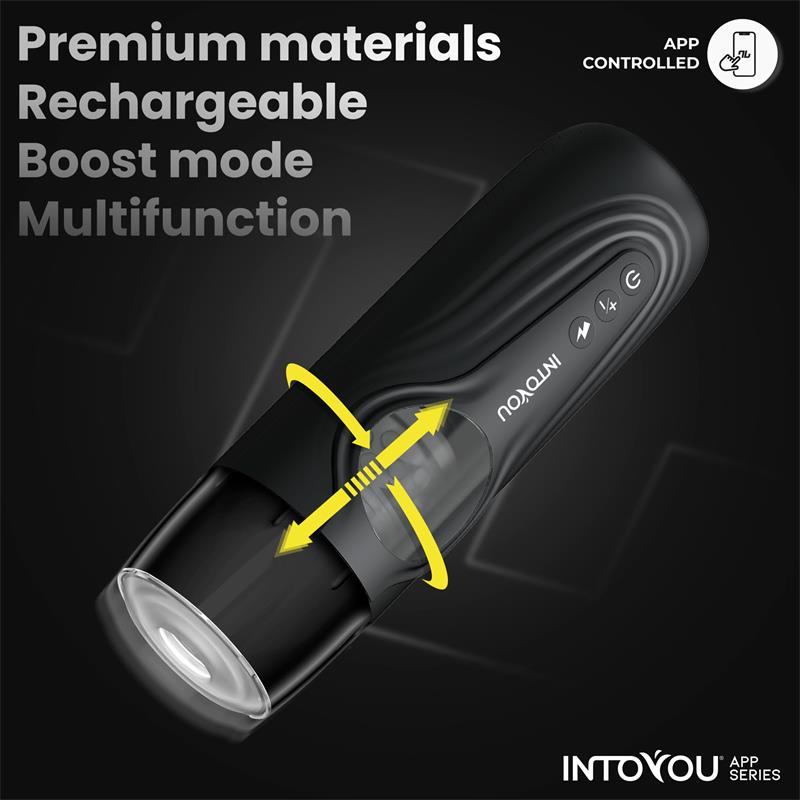 Masturbador Masculino Egor con Rotación y Thrusting con APP - INTOYOU APP SERIES