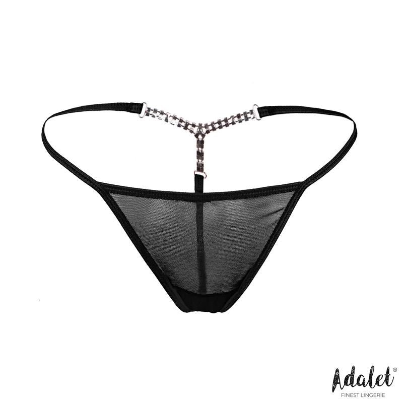 FIONA TANGA CON BRILLANTES TRASEROS TALLA L-XL - ADALET LINGERIE