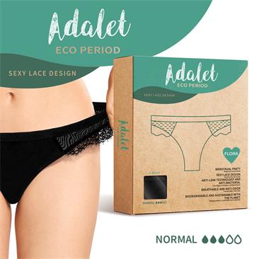 BRAGUITA MENSTRUAL ECO PERIOD FLORA NORMAL - ADELET