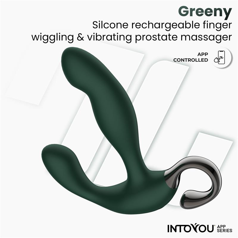 Masajeador Greeny Prostático con Finger Wiggling y App - INTOYOU APP SERIES