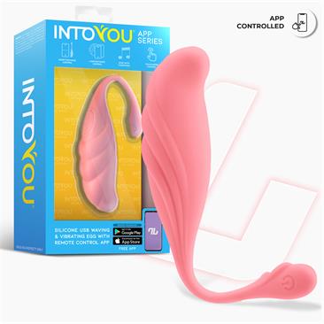 Huevo Vibrador con Movimiento Waving con APP USB - INTOYOU APP SERIES
