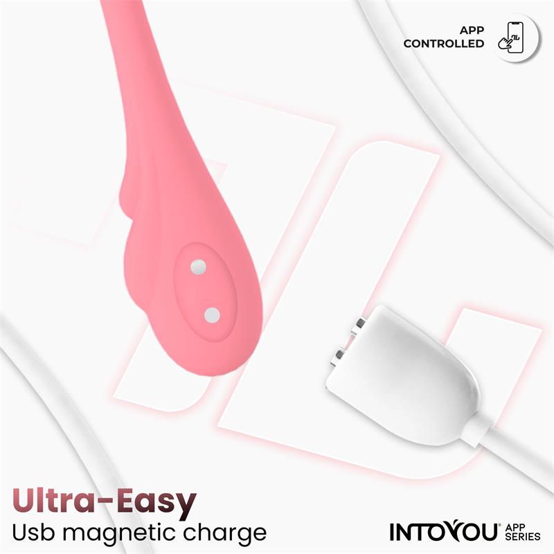 Huevo Vibrador con Movimiento Waving con APP USB - INTOYOU APP SERIES