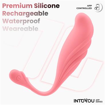 Huevo Vibrador con Movimiento Waving con APP USB - INTOYOU APP SERIES
