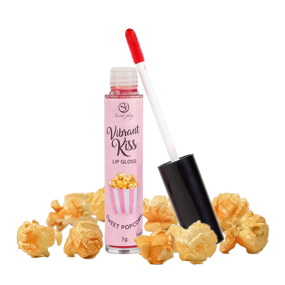 LIP GLOSS VIBRANT KISS - PALOMITAS DULCES - SECRET PLAY