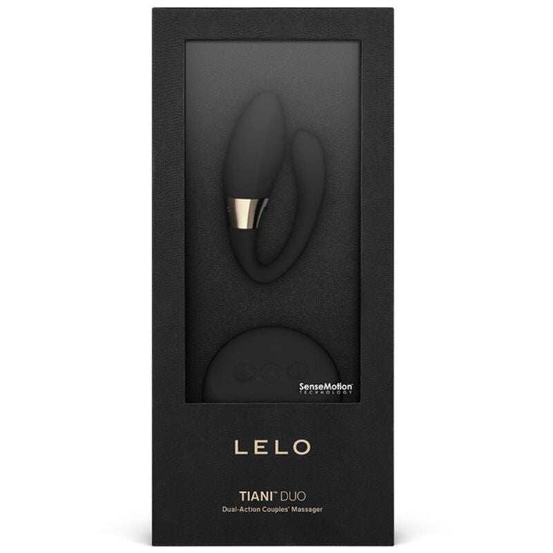 PINZA TIANI DUO MASAJEADOR PAREJAS AZUL / NEGRO - LELO