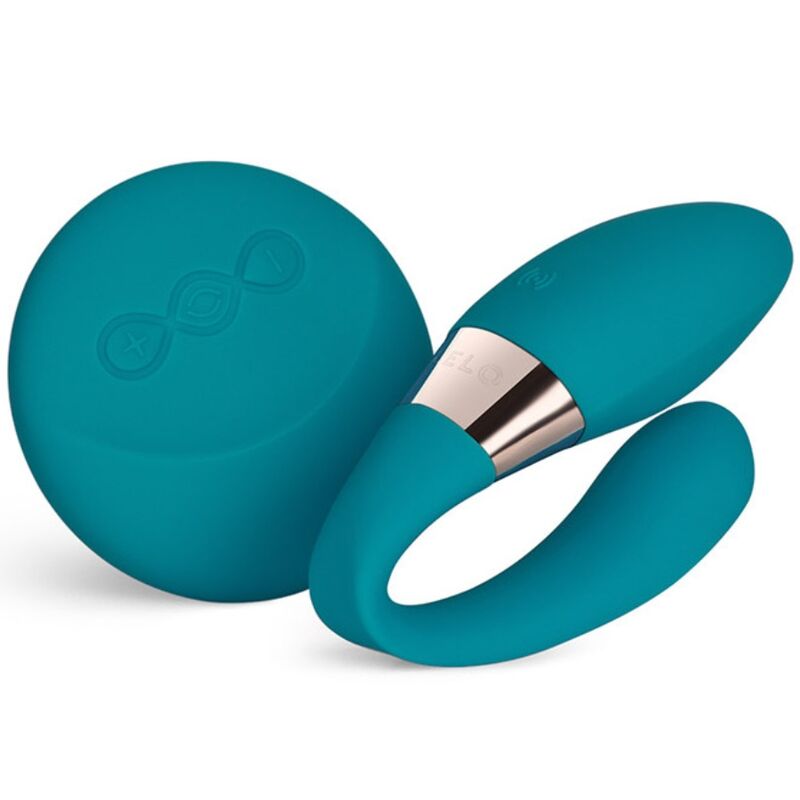 PINZA TIANI DUO MASAJEADOR PAREJAS AZUL / NEGRO - LELO
