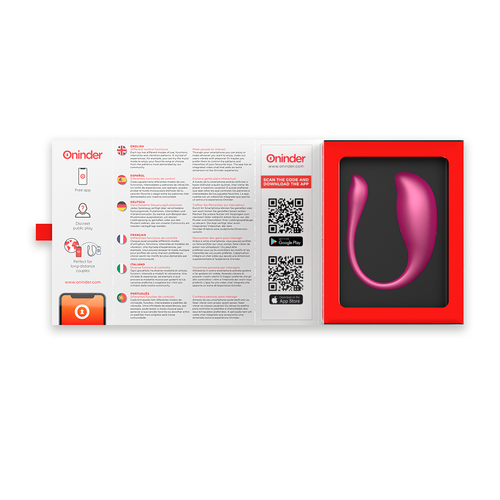 HUEVO NAIROBI VIBRADOR NEGRO / ROSA - APP GRATUITA - ONINDER