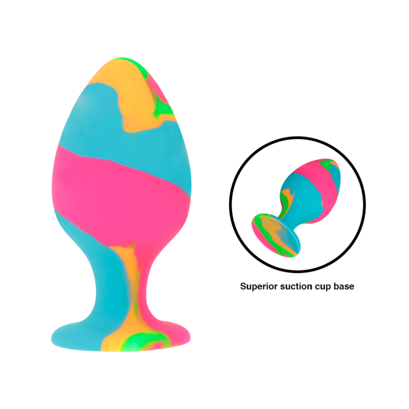 PLUG ANAL SET SILICONA MULTICOLOR - INTENSE