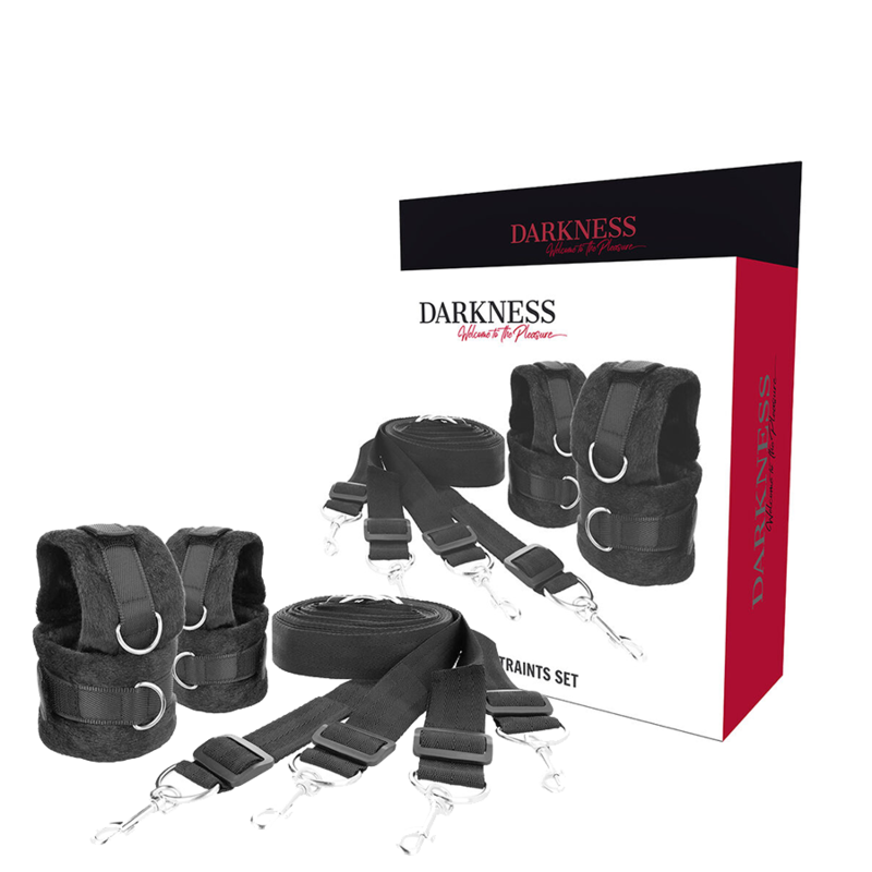 SET DE ATADURAS PARA LA CAMA - DARKNESS
