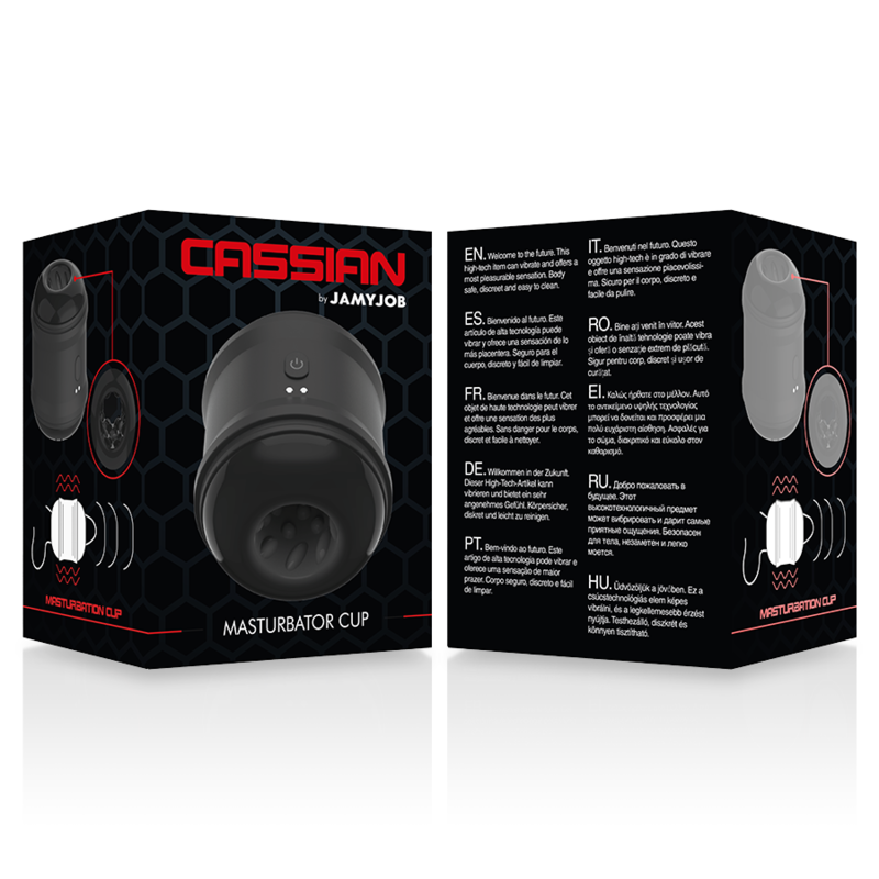 MASTURBADOR CASSIAN VIBRADOR - JAMYJOB