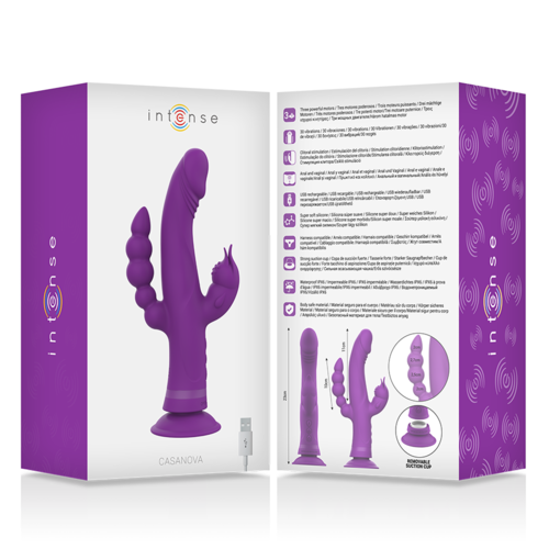 CASANOVA VIBRADOR RABBIT TRIPLE MOTOR - INTENSE