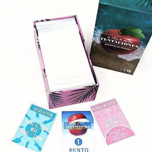 JUEGO DE CARTAS OFICIAL - LA ISLA DE LAS TENTACIONES