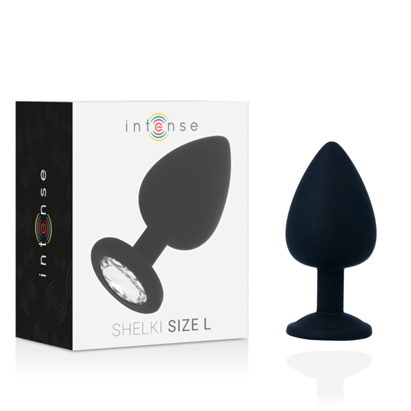 PLUG ANAL SHELKI NEGRO TALLA S /M / L - INTENSE