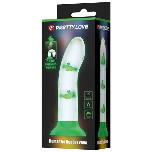 Dildo Romantic que Brilla en la Oscuridad 17CM - PRETTY LOVE