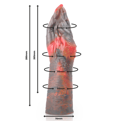 DILDO LILITH DEMONIO MALIGNO TALLA S / M / L - EPIC