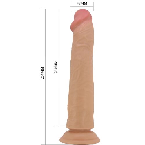 Sharife Dildo con Piel Deslizante-Retractil 25 cm - PRETTY LOVE