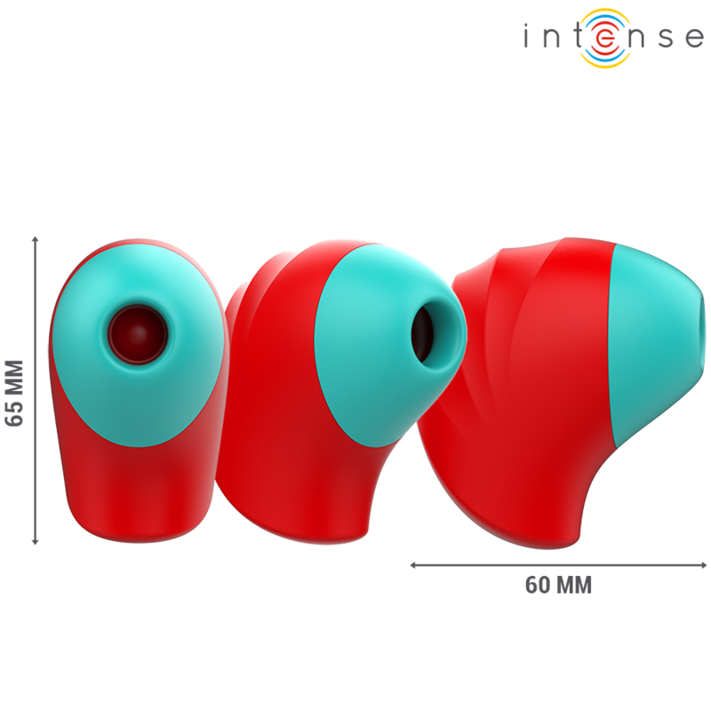 ESTIMULADOR CLÍTORIS DONNIE ROJO/VERDE - INTENSE